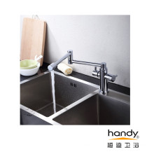 Swivel Dual Handle Kitchen Sink Mixer Foldable Faucet
